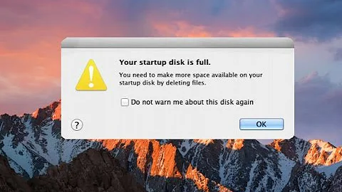 Your Startup Disk Is Almost Full OSX - How To Fix