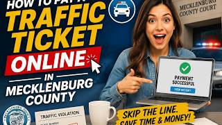 How to pay a traffic ticket online in Mecklenburg County