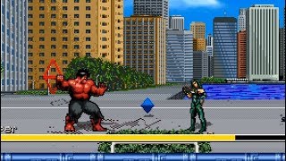 Avengers United Battle Force (version 20170908) - Red Hulk Playthrough