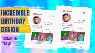 How to Create Scroll-Stopping Instagram-like design frame, step by step