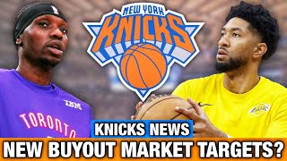 KNICKS Buyout Options: Christian Wood, Chris Boucher &amp; More! | NY Knicks News