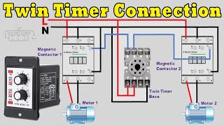 twin timer connection@JrElectricSchool