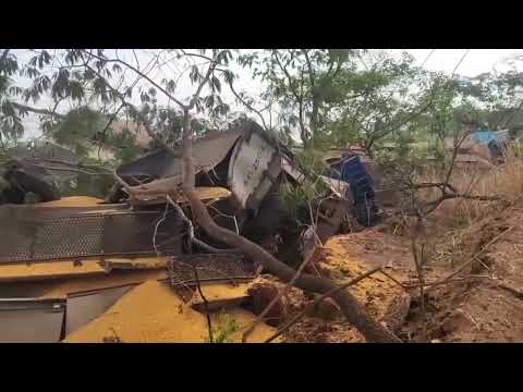 31 vagões da Rumo descarrilha na zona rural de Araraquara