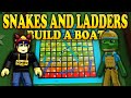 Snakes And Ladders In Build A Boat | Ft. Buildosaurus