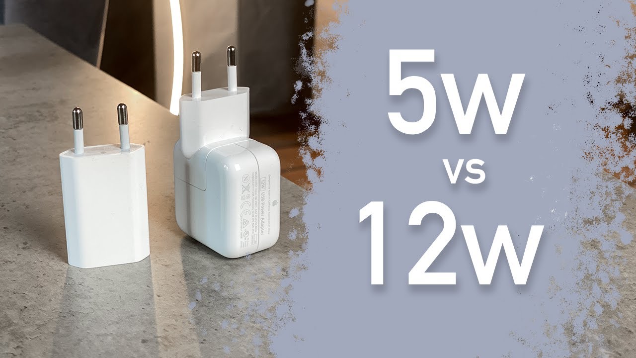 Apple 5w vs 12w Charger   unboxing 