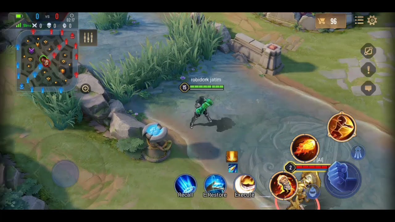 mod skin raz cybercore aov / arena of valor