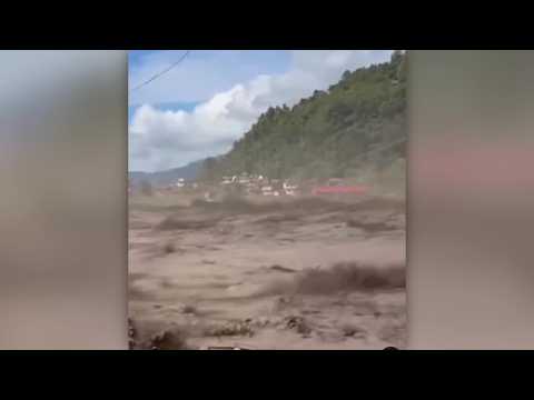 Rescue Helicopters Scramble To Find 400 Missing In Nepal Floods