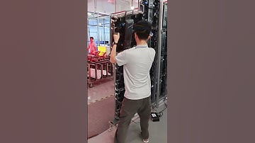 Easy to install. #ledwall #rentalleddisplay #ledscreenrental #ledmodules #eagerled