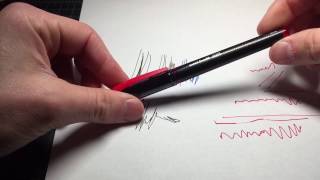 Uniball AIR review (rollerball pen) vs 207 and 307