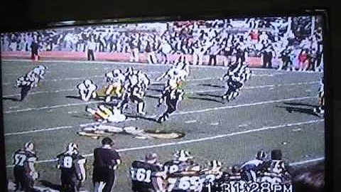 Hinsdale South vs. Mt. Carmel 2001 Opening Kick off return 7A IHSA Playoffs