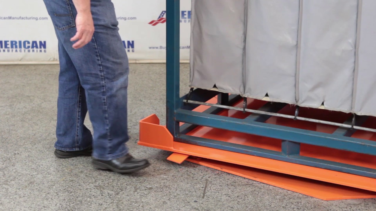 Industrial Turntable Bag Rack