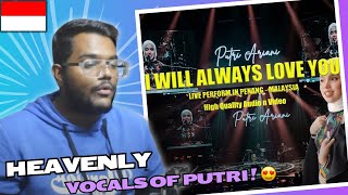 INDIAN REACT TO PUTRI ARIANI - I WILL ALWAYS LOVE YOU (LIVE PERFORM) WHITNEY HOUSTON COVER