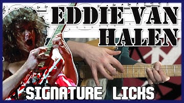 Eddie Van Halen Signature Guitar Licks & Tricks With Tabs Lesson