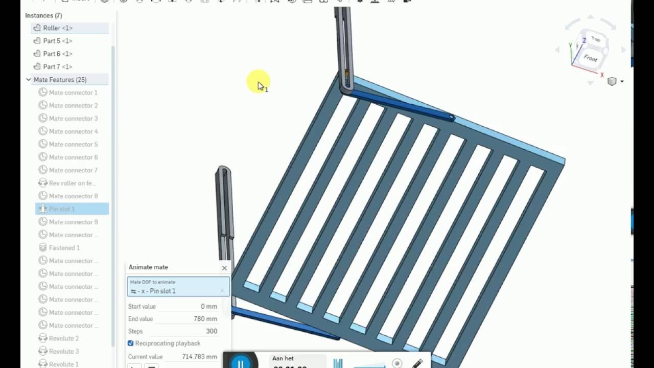 Animation sous Onshape / Onshape animate function - YouTube