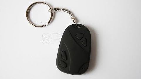 Hidden camera in car alarm remote control  - SPY.EU