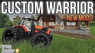 NEW MODS FS19! Customizable Warrior Tractor + Big Map Landscape Update!