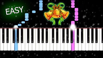Jingle Bells | EASY Piano Tutorial by Russell