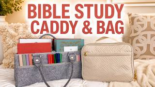 My Morning Bible Study Routine: What's in My Caddy and Bible Bag?