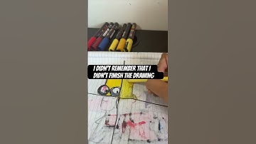 Drawing Bart In 4 Different Styles Part 2 Sorry Everyone #shorts #posca