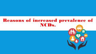 NCDs  Epidemiology & prevention