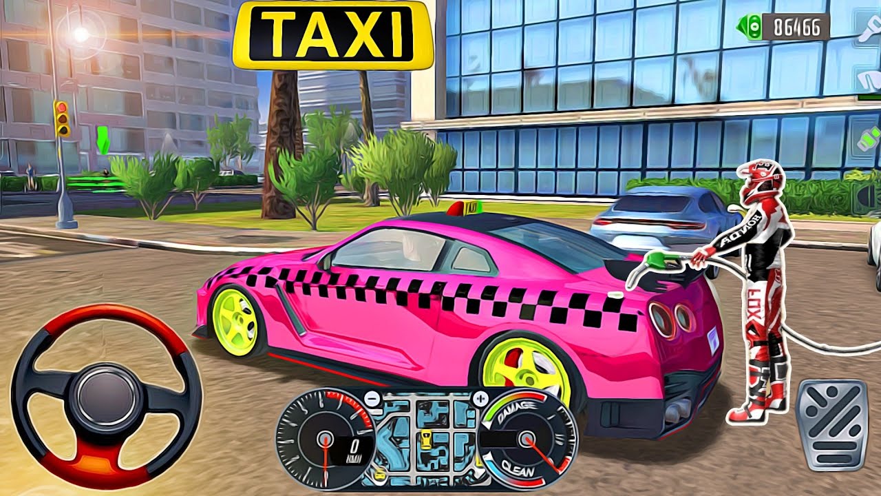 Taxi Sim 2022 4x4 Luxury Cab Driving Simulator kar game Car Game