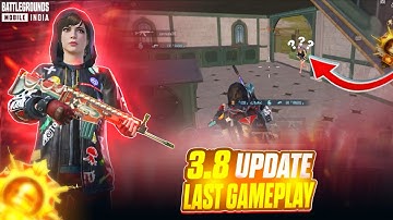 Last Gameplay in BGMI 3.8 Update | Squad Wipe with OP Clutch!