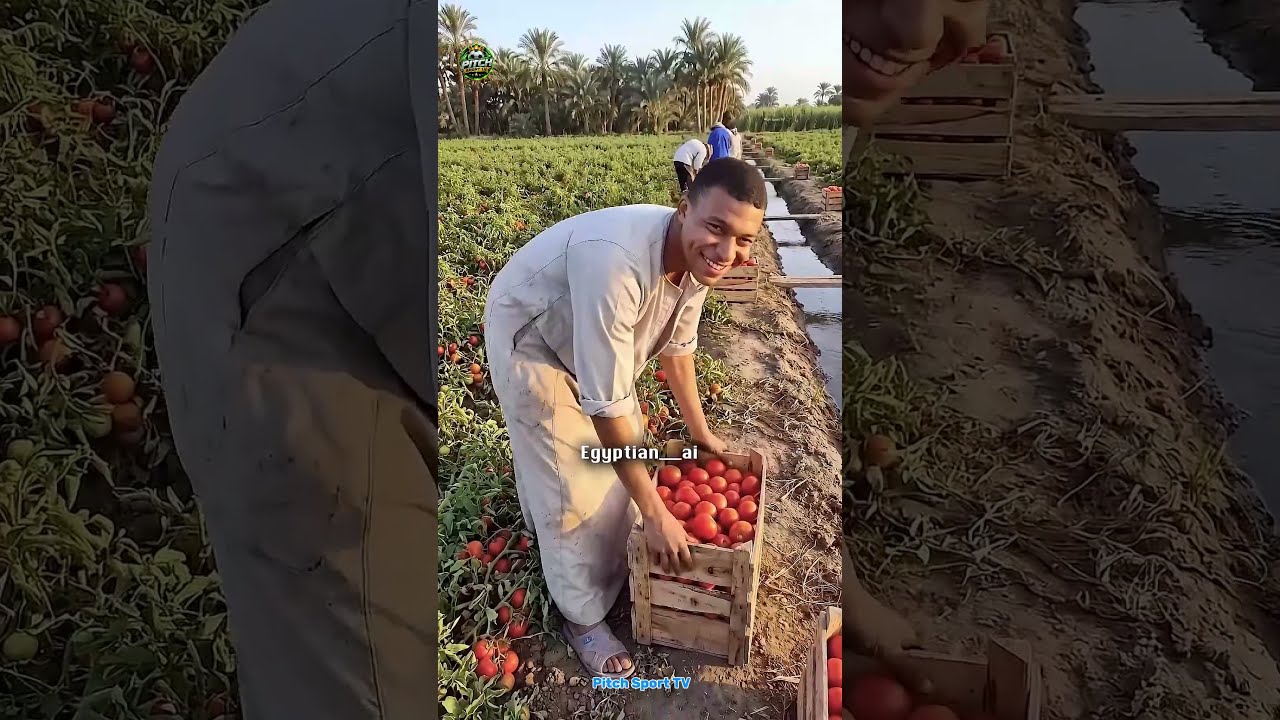 يوم عادي في الغيط ميسى وهالاند وامبابى😂 🇪🇬🌾A normal day in the Egyptian countryside 😂🇪🇬🌾#اكسبلور