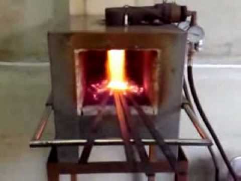 HORNO PARA FORJA - FORGE KILN - GAS FORGE - IDETER HF2V - YouTube