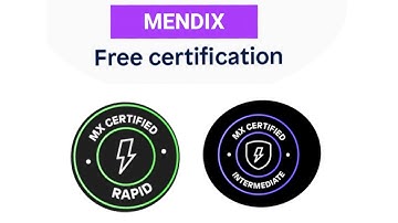 Mendix Free Certification | Mendix Rapid Developer | LowCodeNoCode