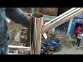 stainless steel design for railing || How to install stainless steel railing
