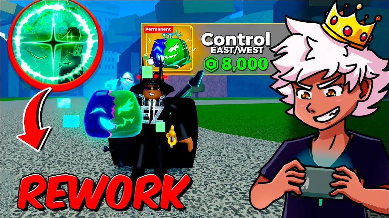 TESTEI A CONTROL REWORK (INPROGRESS) NO BLOX FRUITS - MUITO APELONA ...