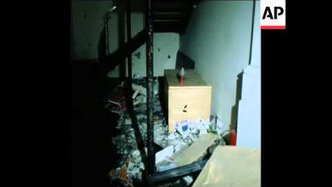 UNUSED 27 12 80 BOMB AFTERMATH BRITISH TOURIST OFFICE