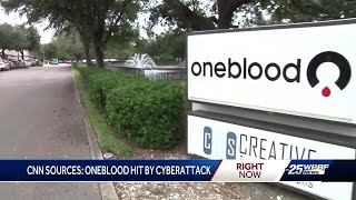 Report: Cyberattack impacting OneBlood's service to Florida hospitals