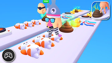 Crushy Fingers - Gameplay Walkthrough Part 52 - Racing Game Levels 274-278 (iOS, Android)