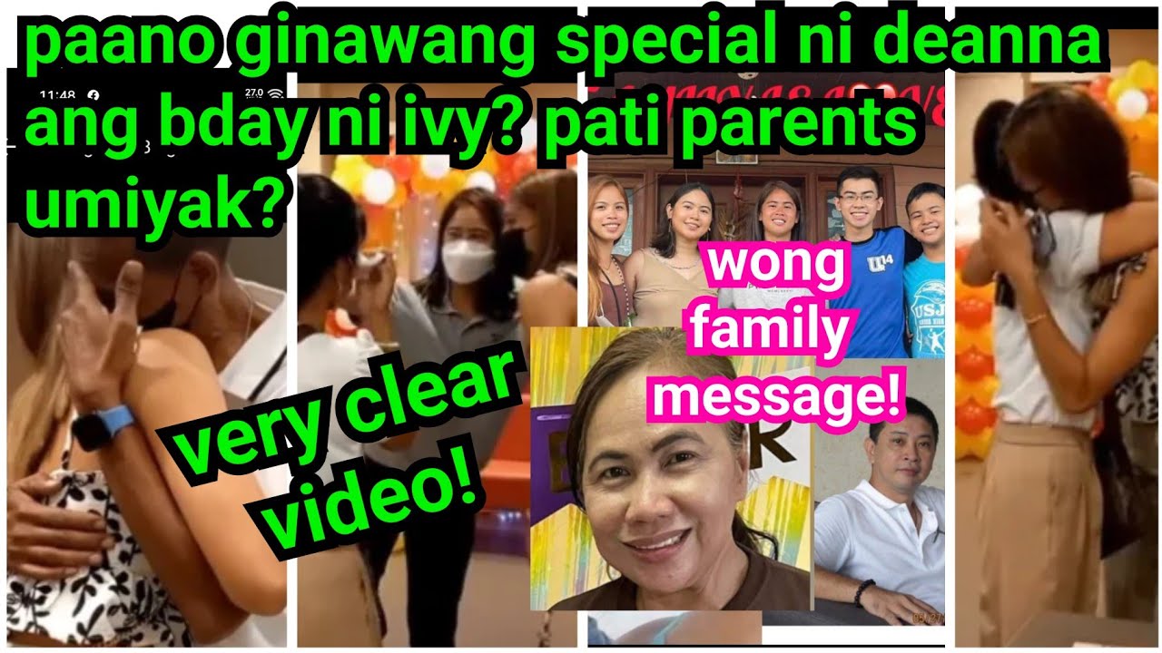CLEAR VIDEO! PAANO GINAWANG SPECIAL NI DEANNA ANG BIRTHDAY NI IVY! NAGPAIYAK SA PAMILYA NI IVY?