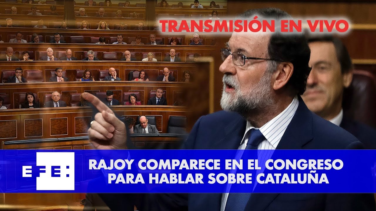 Rajoy comparece en el Congreso para hablar sobre Cataluña