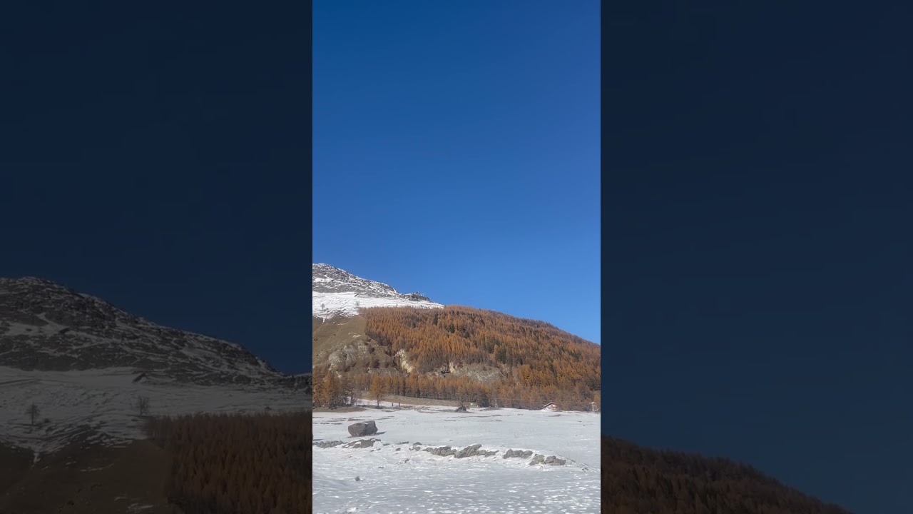 Snow in Switzerland 2023. Schnee in der Schweiz 2023. Wallis, Valais.