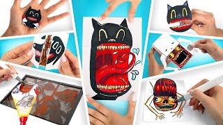 7種類の怖ーいアニメのキャラクターのクラフトをしよう！