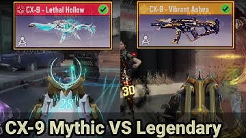 CX9 Mythic vs Legendary