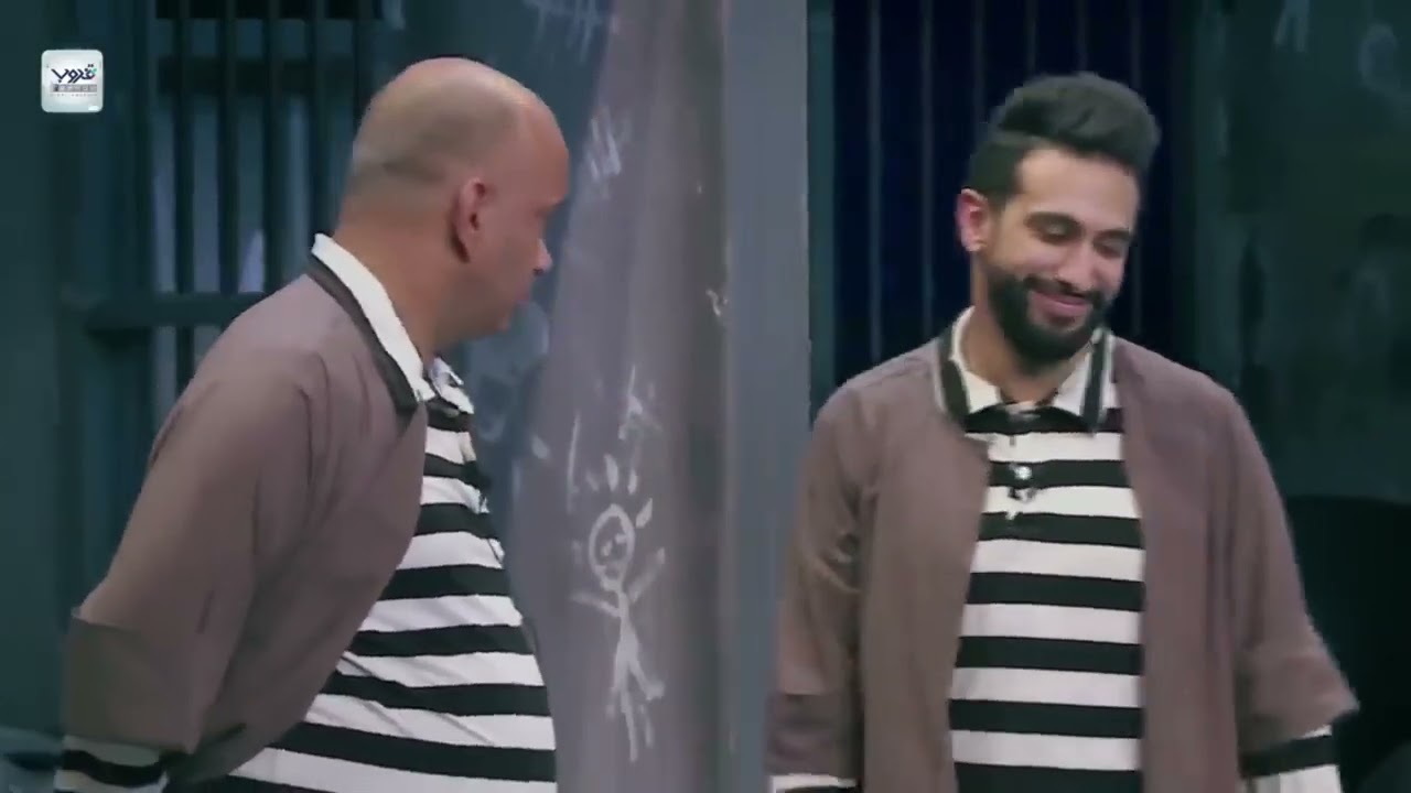 العونان مسجون 😰😱🤪   مسرحية العظماء السبعة