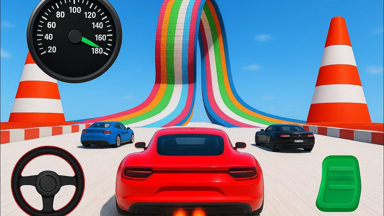 GT Car Stunt Master 3D – Mega Ramp Impossible Car Racing Game