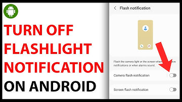 How to Turn Off Flashlight Notification on Android