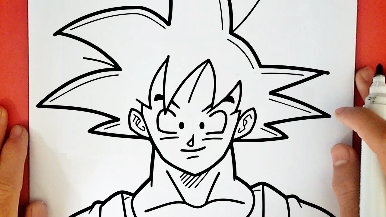 Como desenhar o Son Goku pequeno 