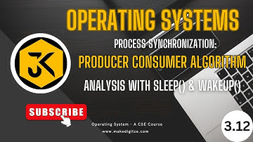 3.12 | Synchronization | Producer-Consumer Problem: Algorithm & Analysis with Sleep() and Wakeup()