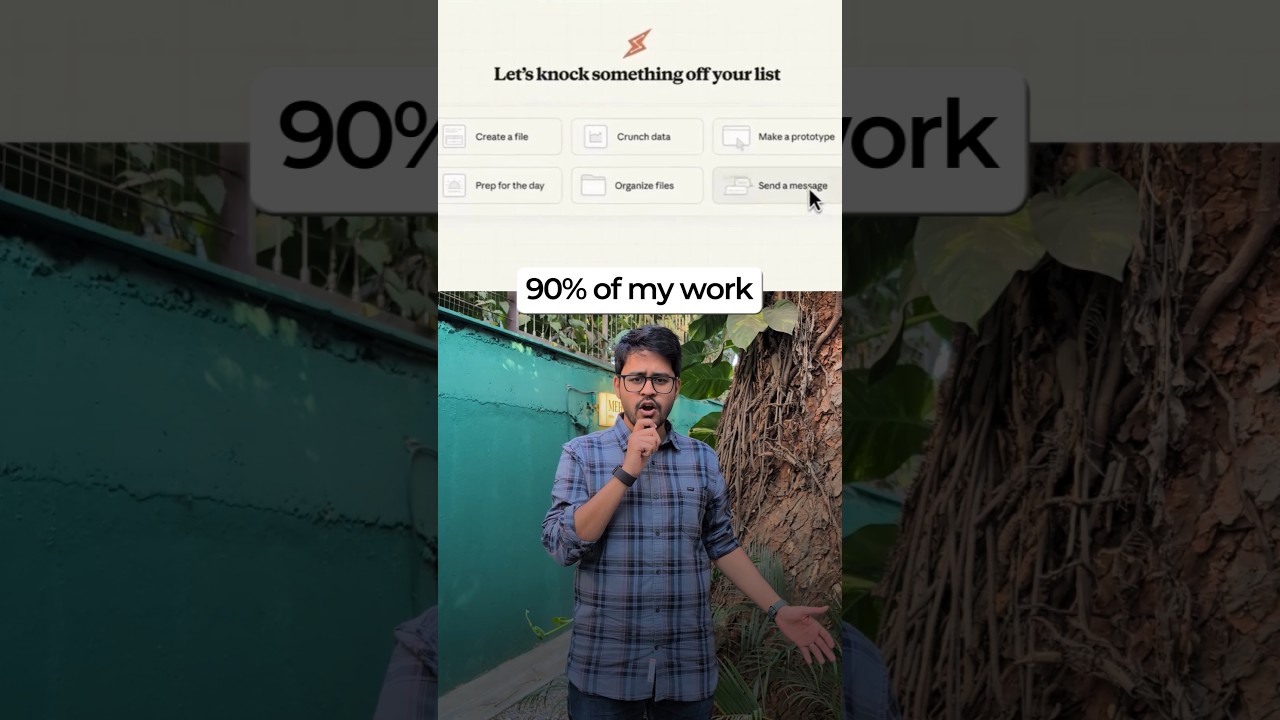 This AI Works While You Sleep — Meet Claude Cowork #Shorts #ClaudeAI #ClaudeCowork #AIAutomation