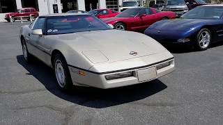 1986 Chevrolet Corvette Coupe Silver