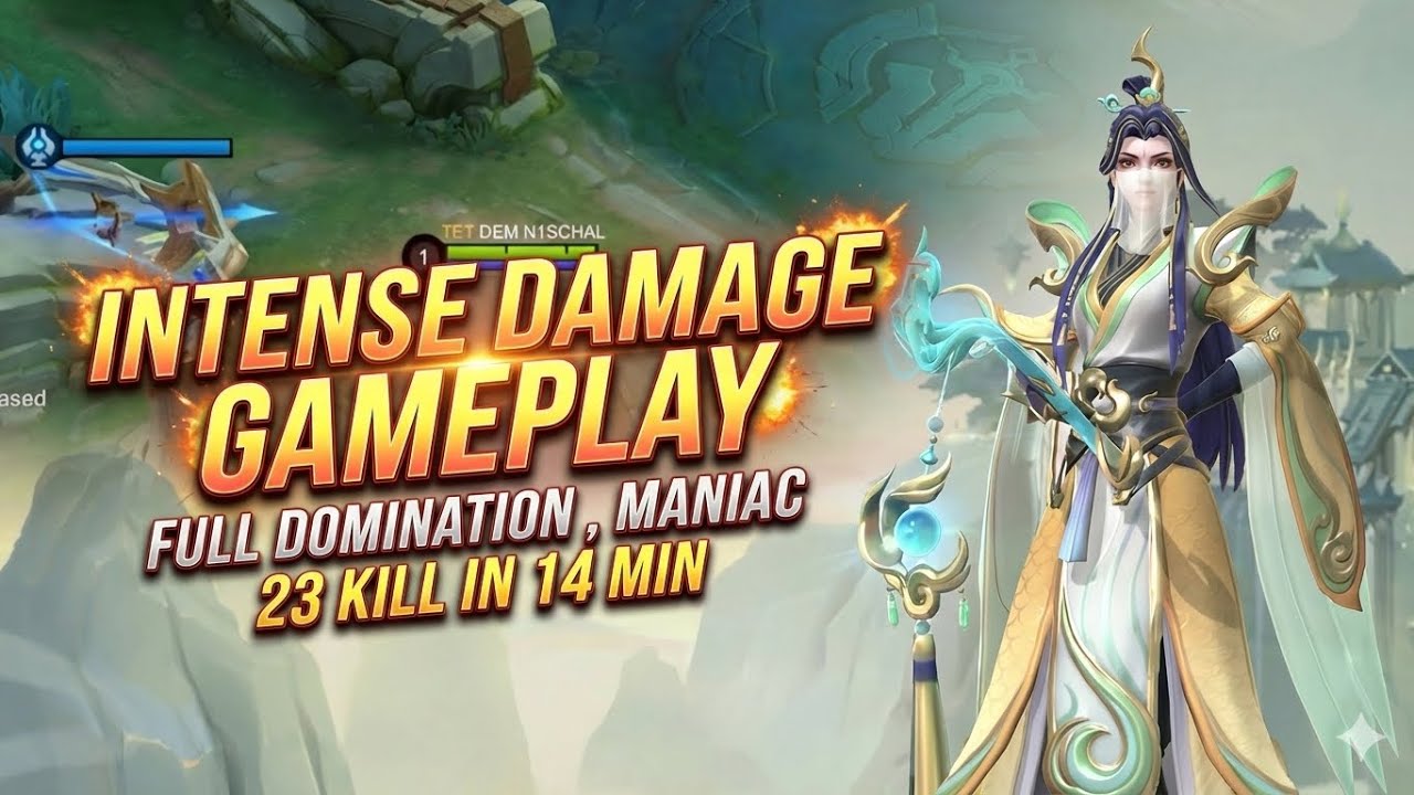 Luo Yi INSANE Damage 😱 | Ranked Gameplay | Maniac ( Enemy Cyclops got bullied ) 
