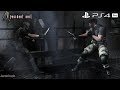 Resident Evil 4 (PS4 PRO) Leon vs Krauser Knife Fight [1080P 60FPS]