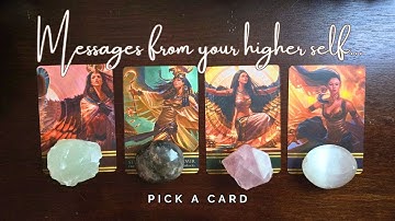 📜 Messages from your Higher Self 📜      pick a card      timeless tarot reading