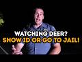This Cop Threatened Jail For Watching Deer At Night